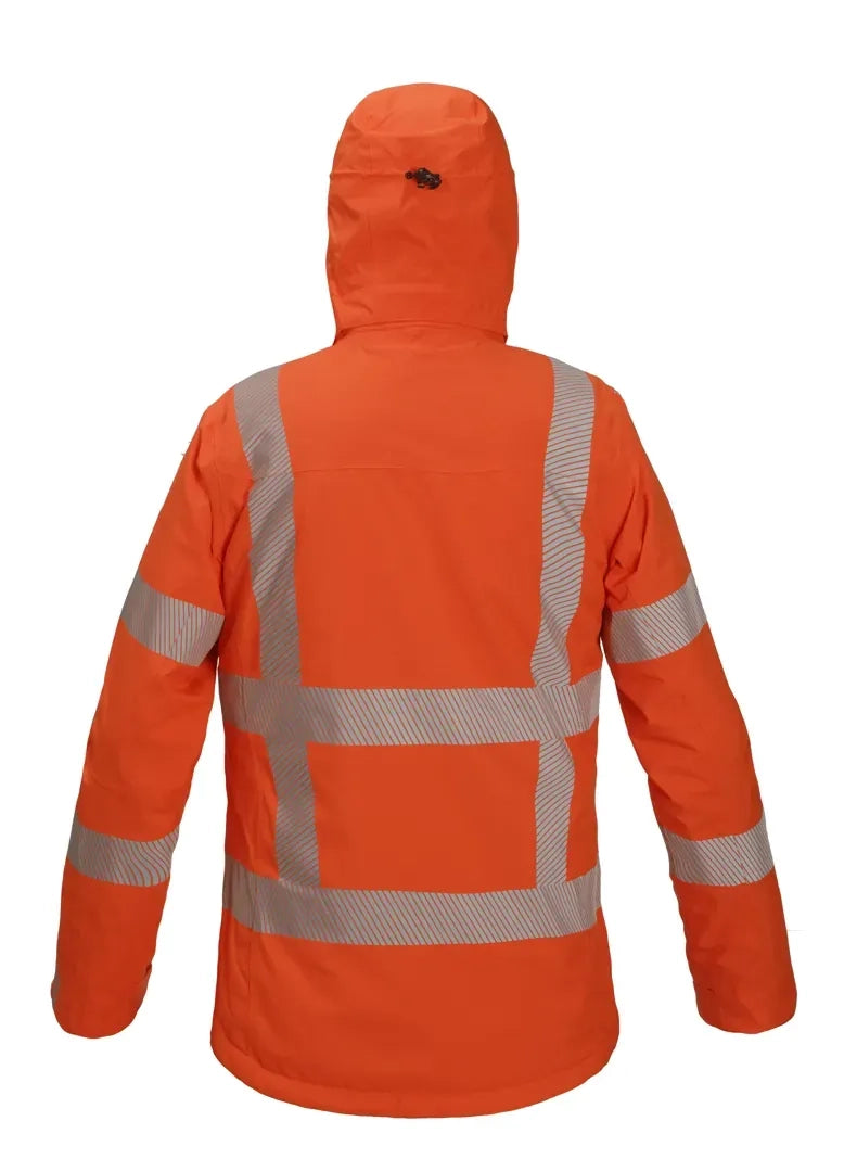 Duurzaam Winterparka Geneva - Fluor Oranje