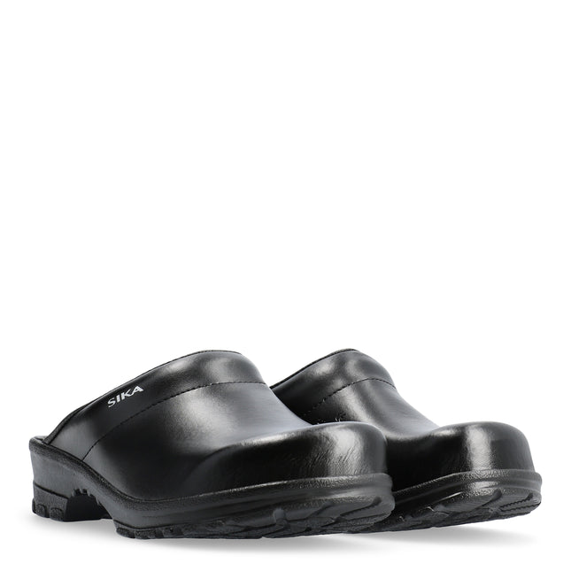 SIKA Comfort - open klomp - Zwart