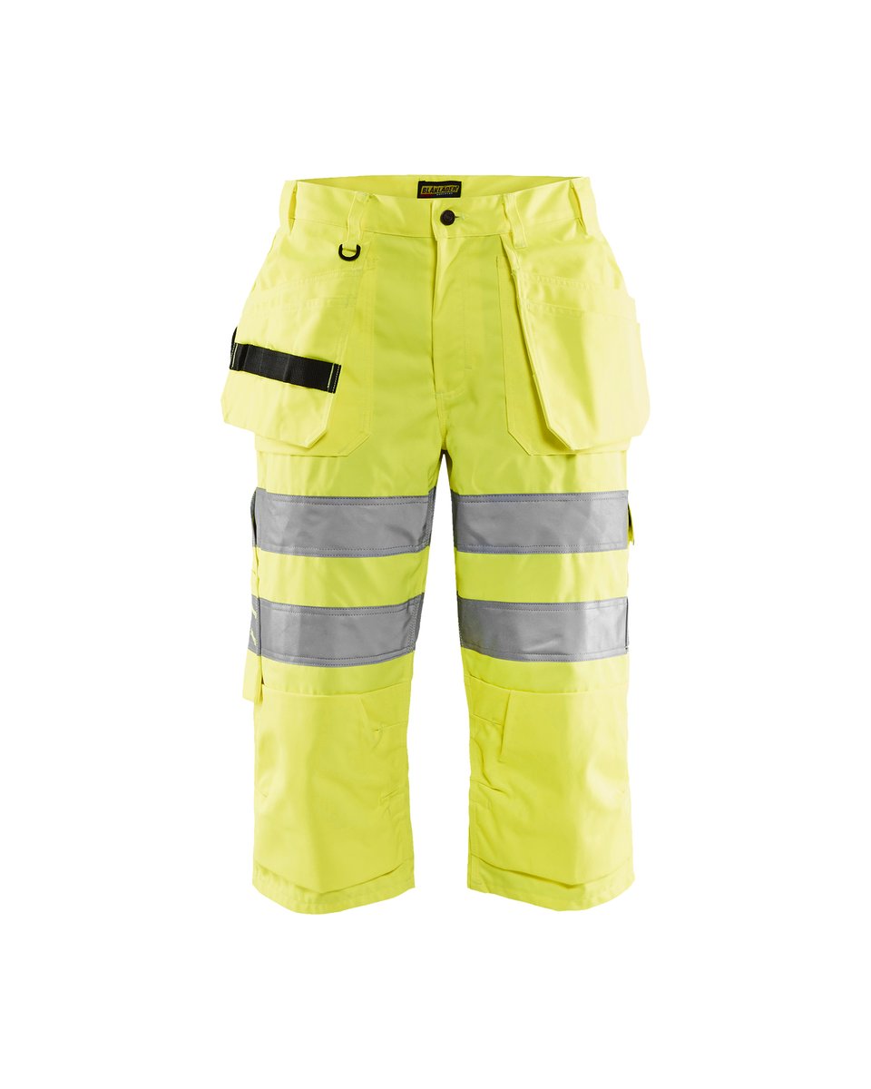 Blåkläder 1539 High Vis piraatbroek met gereedschapszakken - High Vis Geel