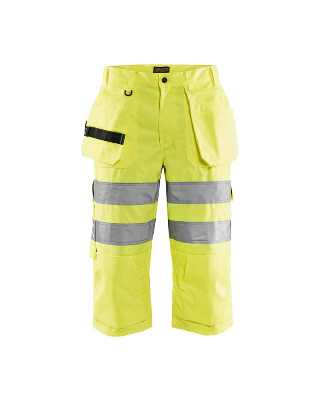 Blåkläder 1539 High Vis piraatbroek met gereedschapszakken - High Vis Geel
