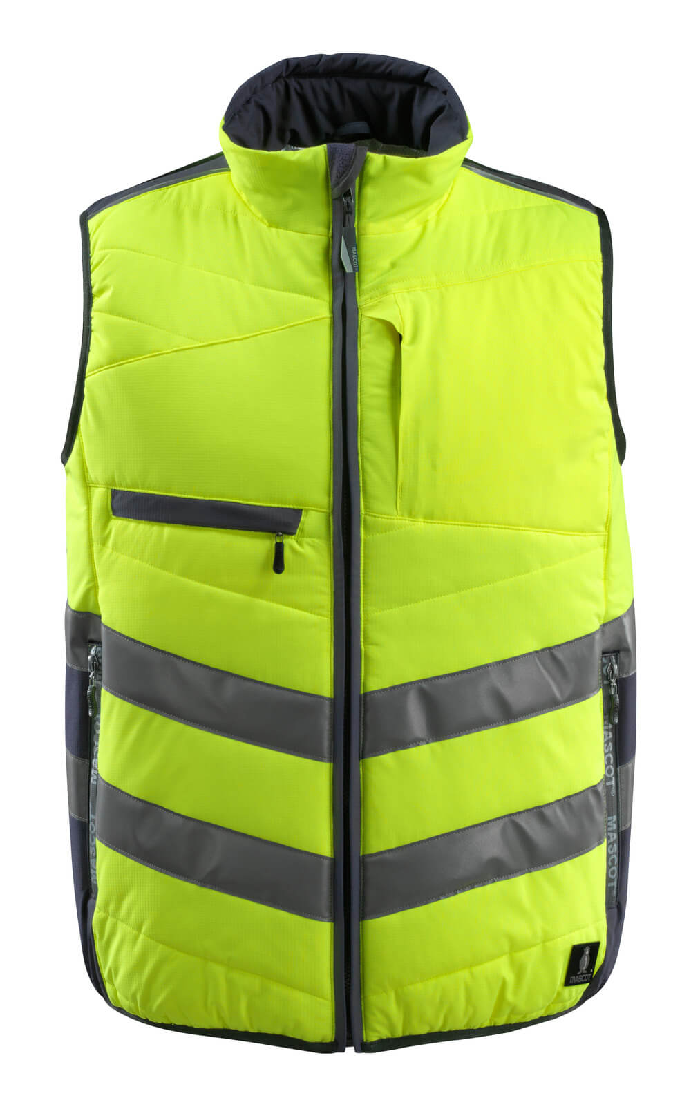 MASCOT® Grimsby Wintervest – Fluor Geel/Marine