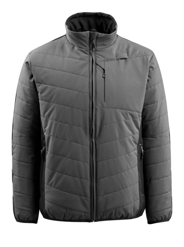 MASCOT® Unique Thermojas winddicht tweekleurig – Donkerantraciet/Zwart