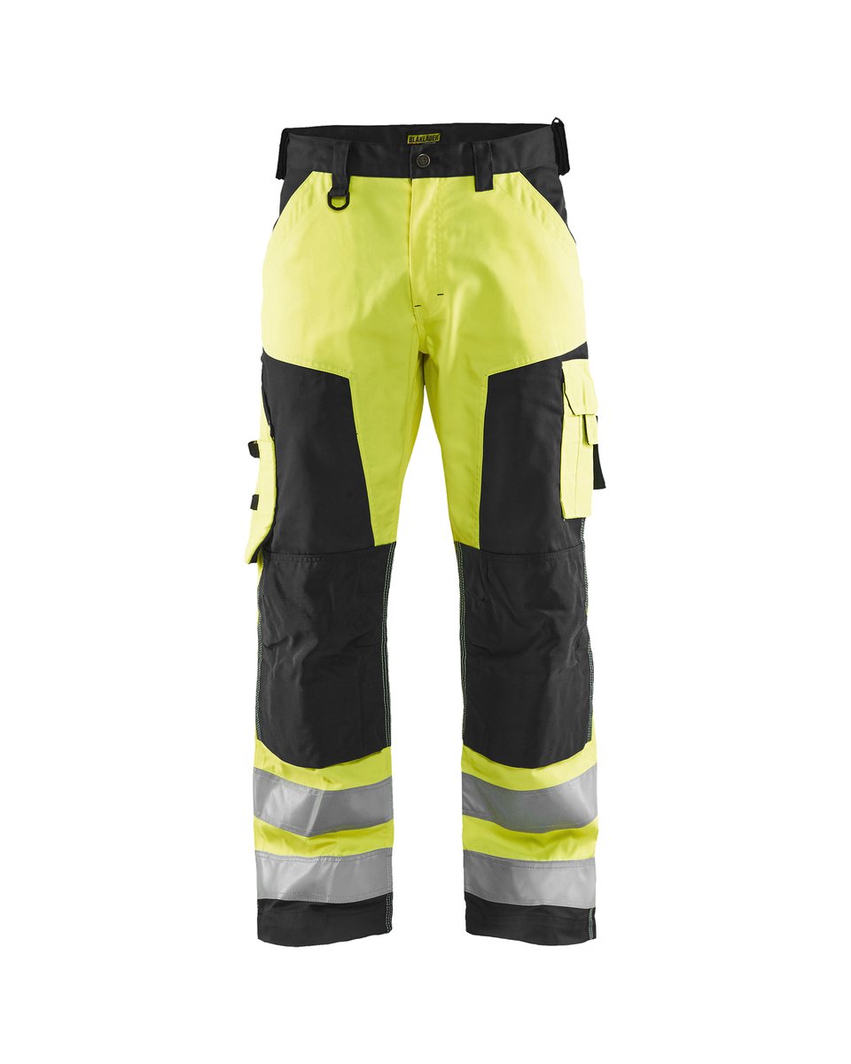 Blåkläder 1566 High Vis Werkbroek - High Vis Geel/Zwart