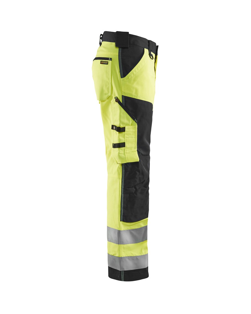 Blåkläder 1566 High Vis Werkbroek - High Vis Geel/Zwart