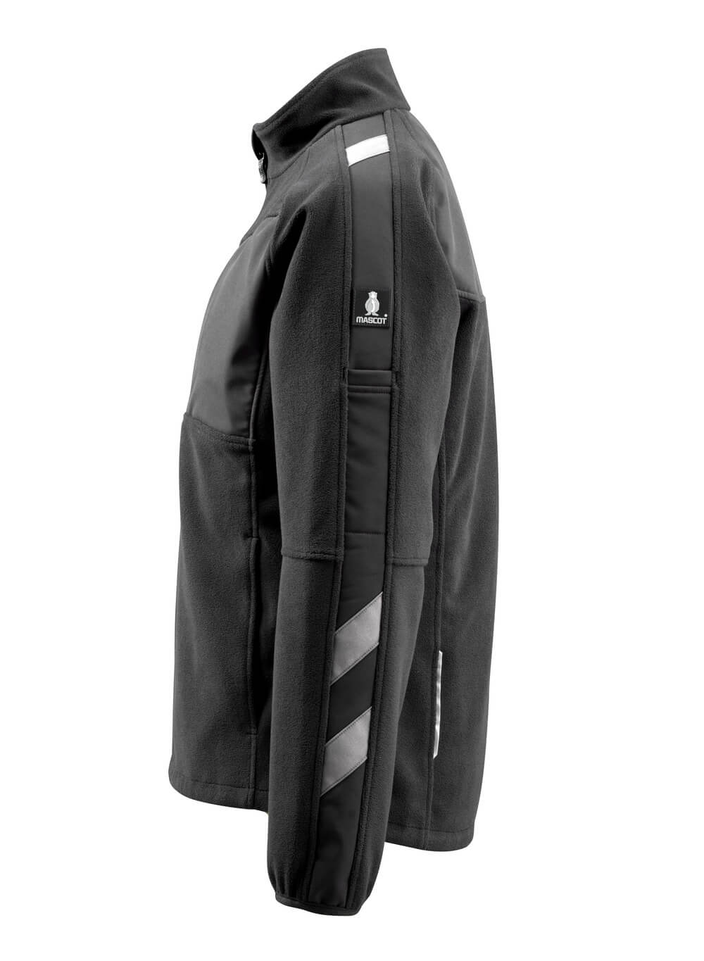 MASCOT® Unique Fleece jas winddicht effen – Zwart