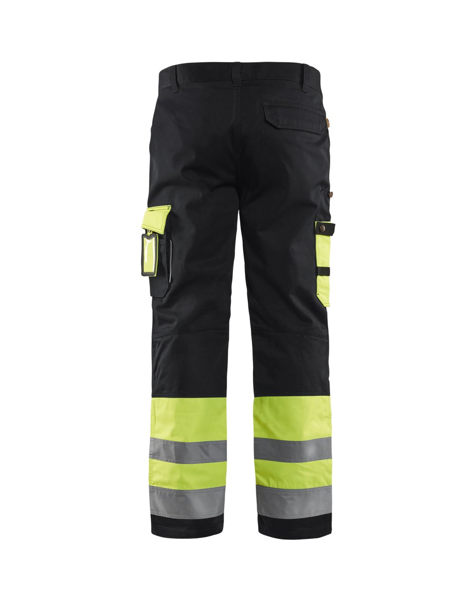 Blåkläder 1584 High Vis Werkbroek - High Vis Geel/Zwart