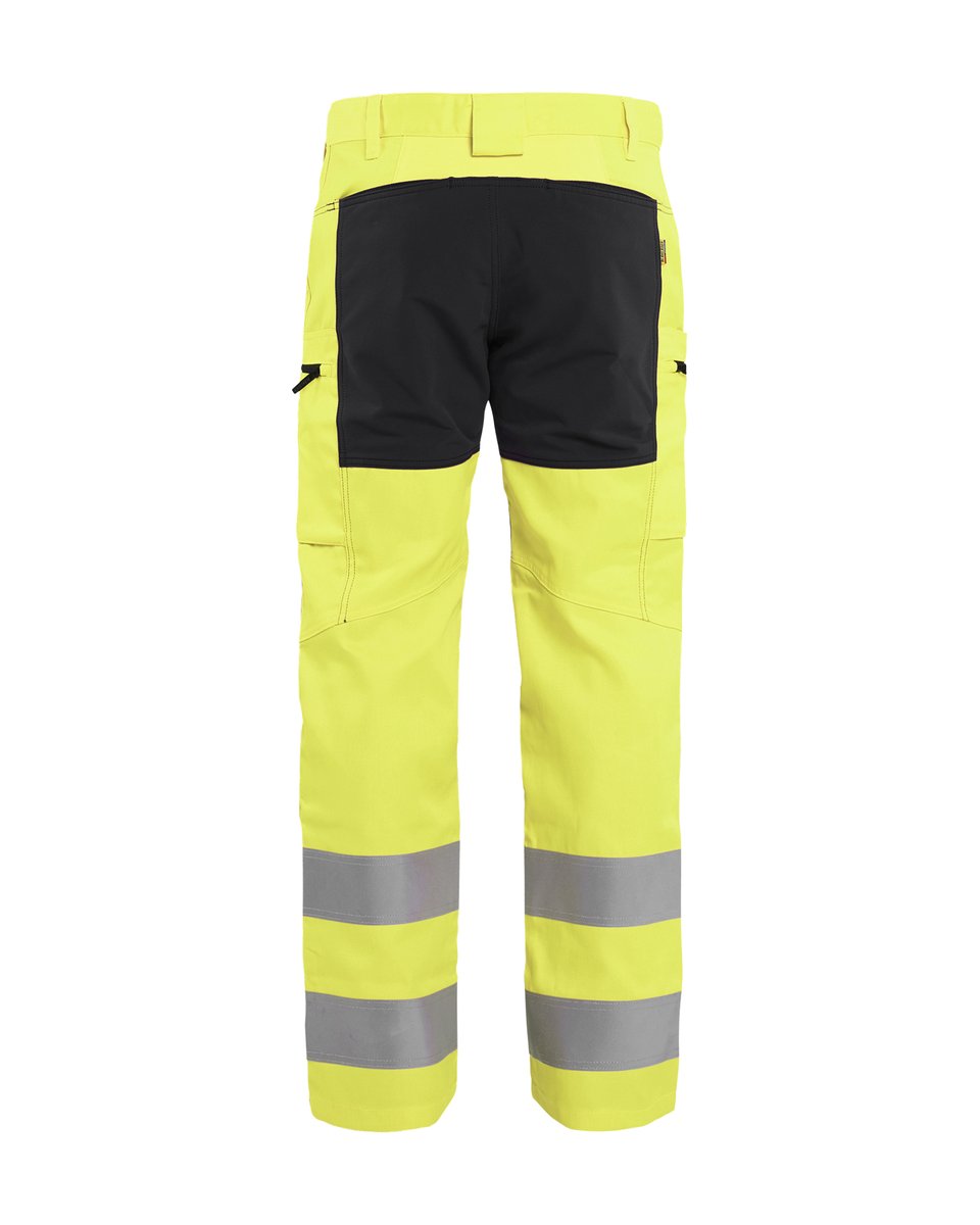 Blåkläder 1585 High Vis werkbroek met stretch - High Vis Geel/Zwart
