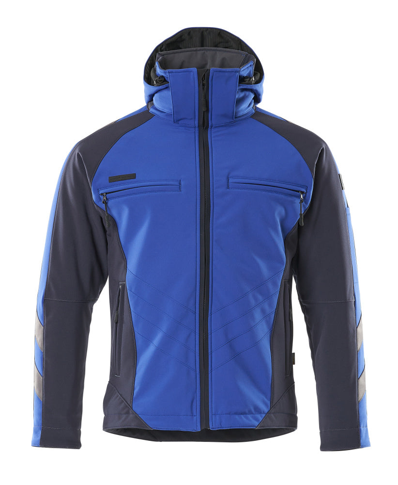 MASCOT® Unique Winterjas met capuchon – Korenblauw/Donkermarine