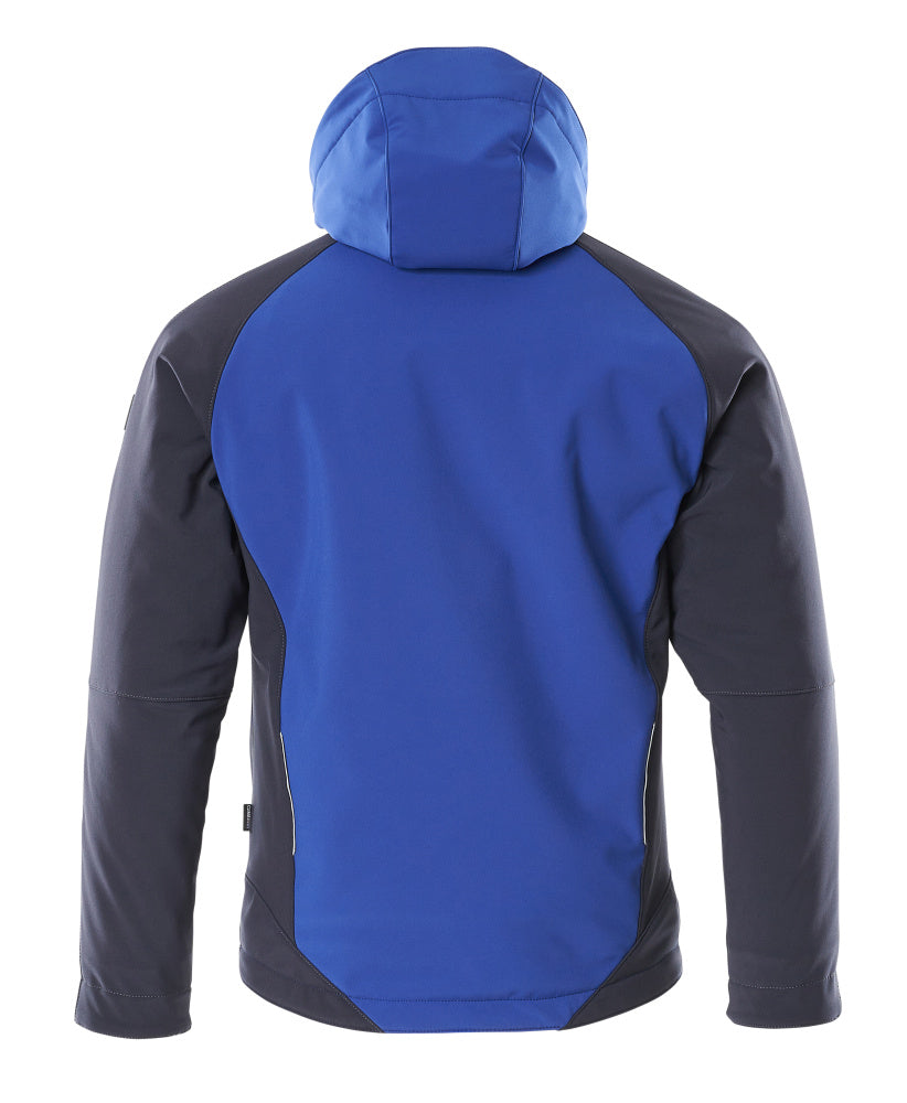 MASCOT® Unique Winterjas met capuchon – Korenblauw/Donkermarine