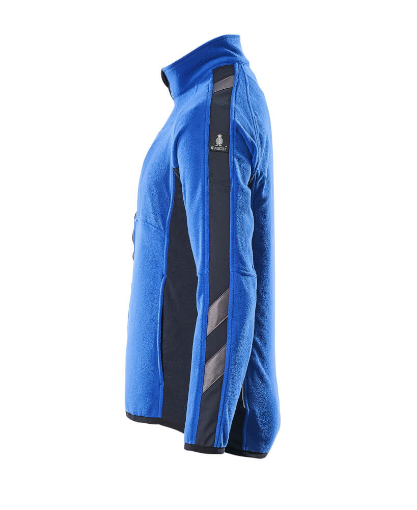 MASCOT® Unique Fleece jas tweekleurig – Korenblauw/Donkermarine