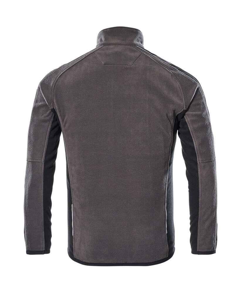 MASCOT® Unique Fleece jas tweekleurig – Donkerantraciet/Zwart