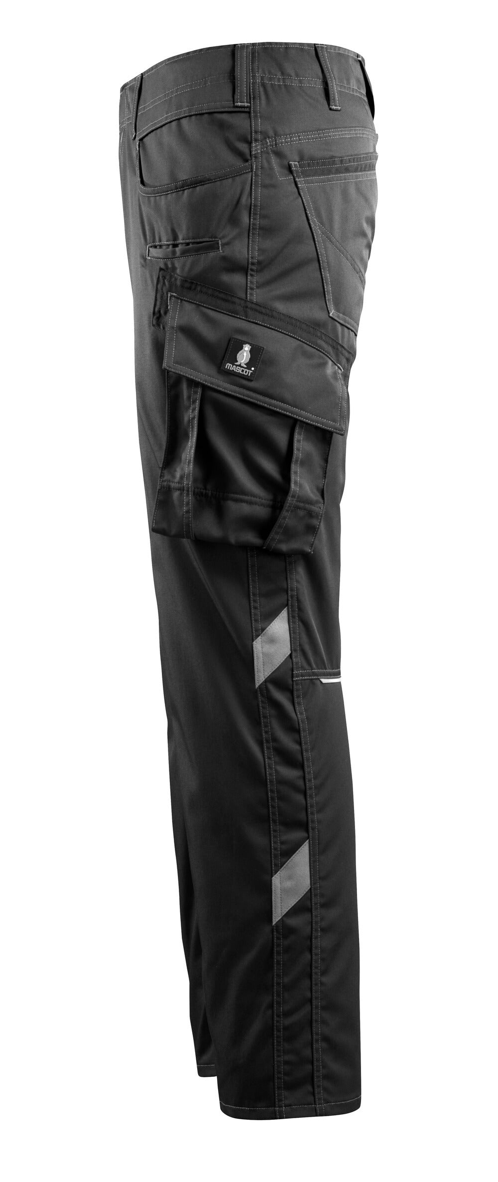 MASCOT® Unique Werkbroek met dijbeenzakken – Zwart