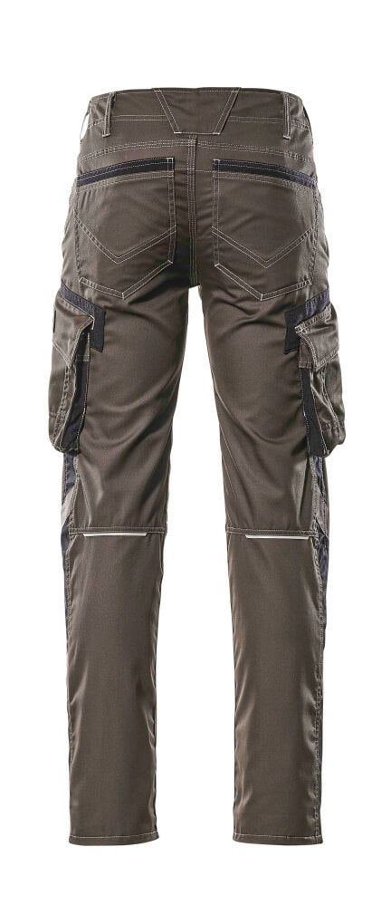 MASCOT® Unique Werkbroek dijbeenzakken tweekleurig – Donkerantraciet/Zwart