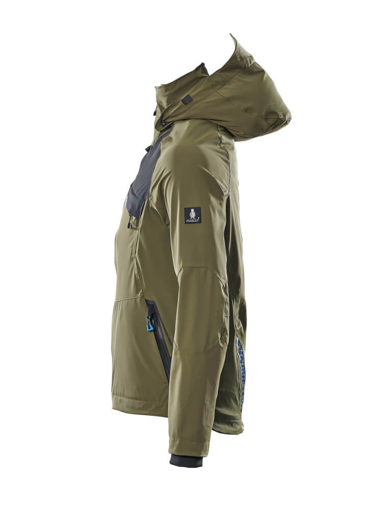 MASCOT® Advanced Shell jas – Mosgroen/Zwart