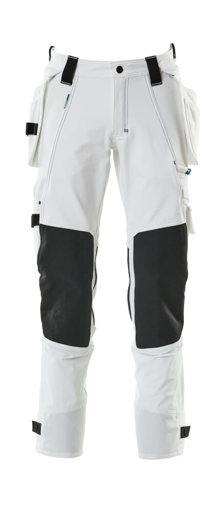 MASCOT® Advanced Werkbroek met spijkerzakken – Wit