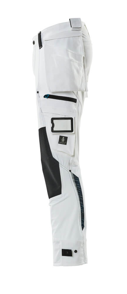 MASCOT® Advanced Werkbroek met spijkerzakken – Wit