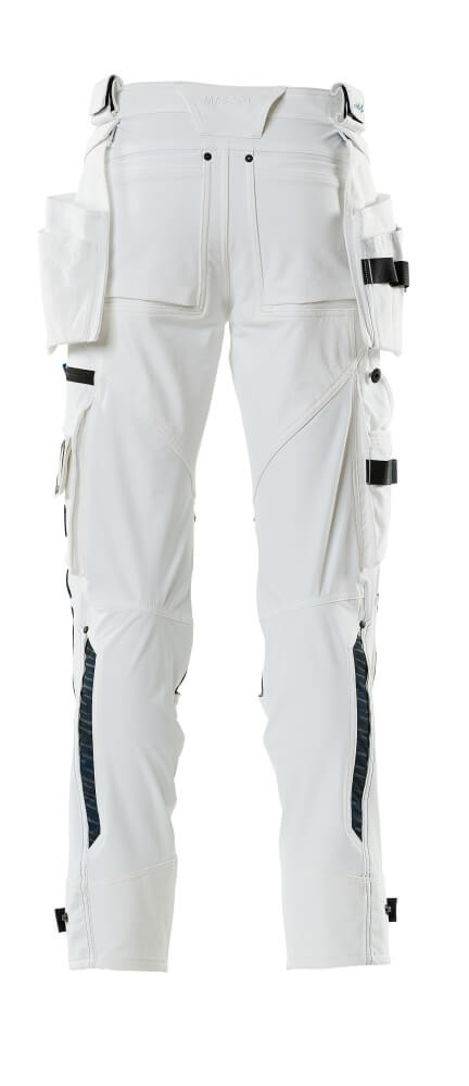 MASCOT® Advanced Werkbroek met spijkerzakken – Wit