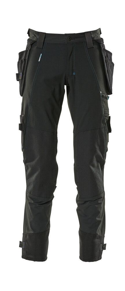MASCOT® Advanced Werkbroek met spijkerzakken – Zwart
