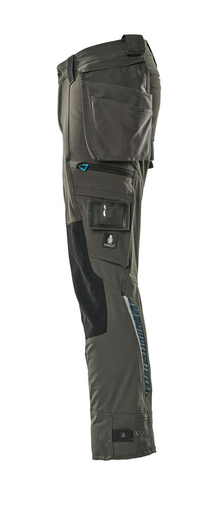 MASCOT® Advanced Werkbroek met spijkerzakken – Donkerantraciet