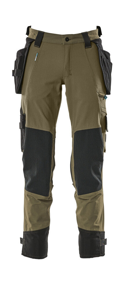 MASCOT® Advanced Werkbroek met spijkerzakken – Mosgroen