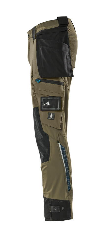 MASCOT® Advanced Werkbroek met spijkerzakken – Mosgroen