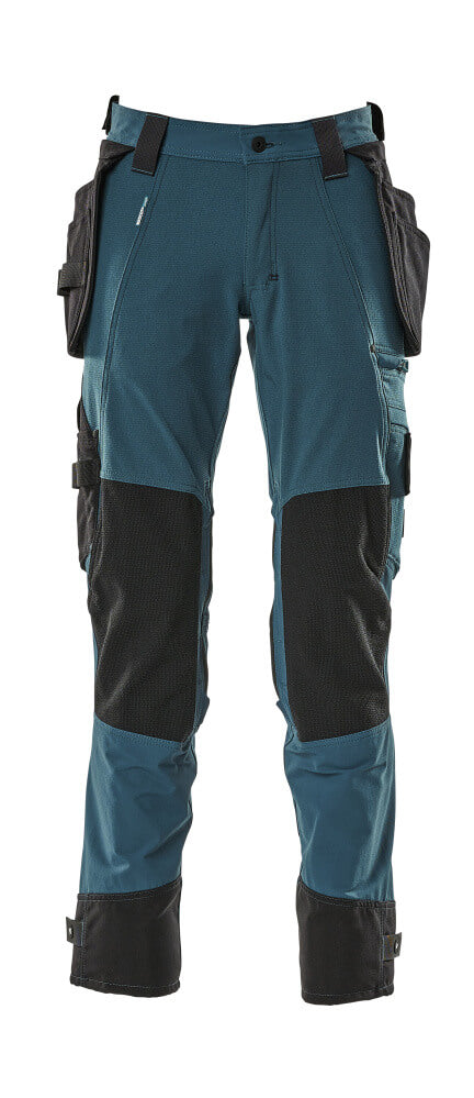 MASCOT® Advanced Werkbroek met spijkerzakken – Donkerpetrol
