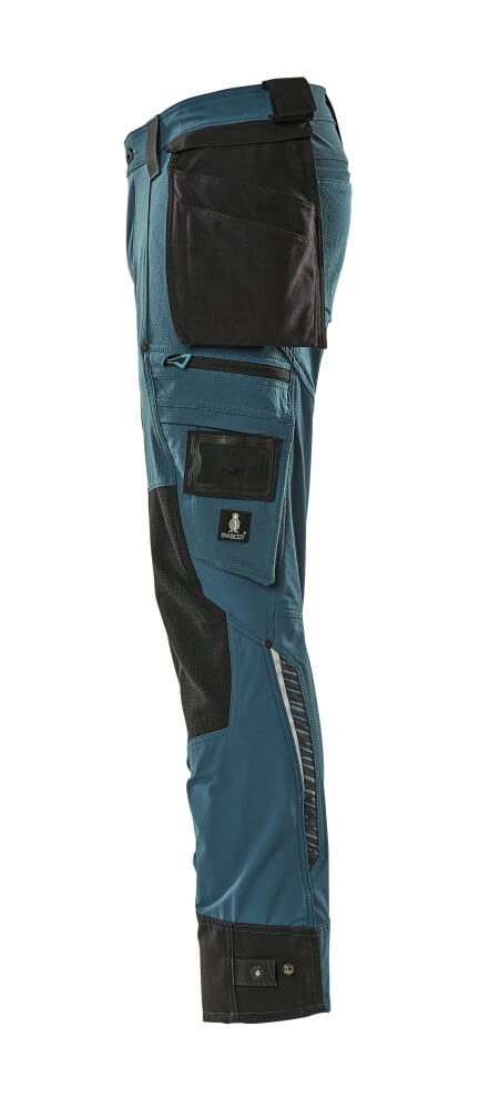 MASCOT® Advanced Werkbroek met spijkerzakken – Donkerpetrol