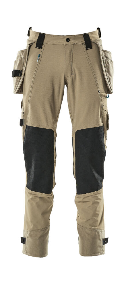 MASCOT® Advanced Werkbroek met spijkerzakken – Lichtkhaki