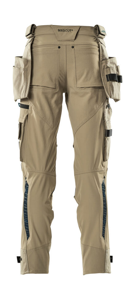 MASCOT® Advanced Werkbroek met spijkerzakken – Lichtkhaki