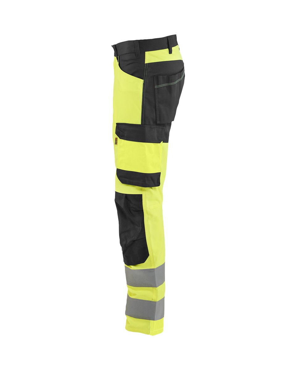 Blåkläder 1703 High Vis Werkbroek - High Vis Geel/Zwart