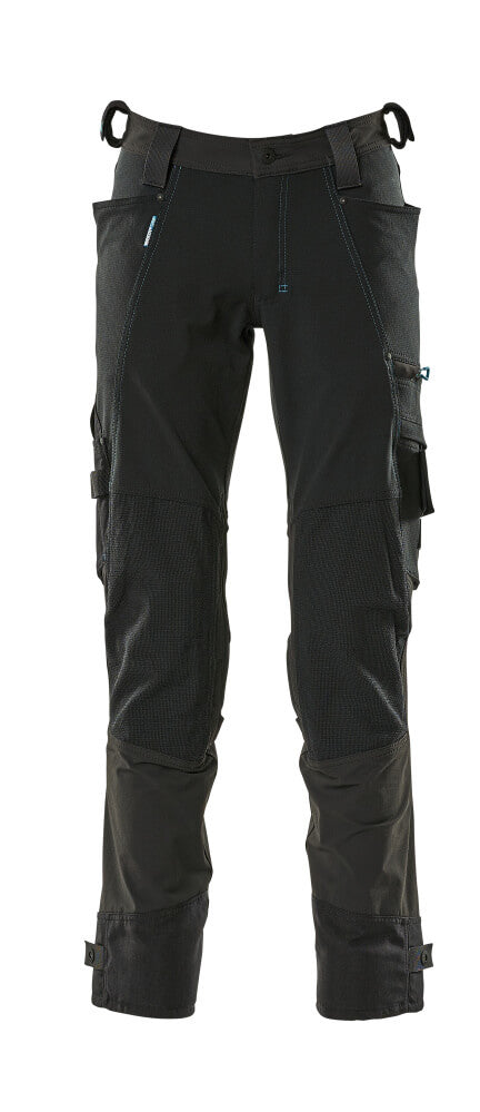 MASCOT® Advanced Werkbroek met kniezakken – Zwart