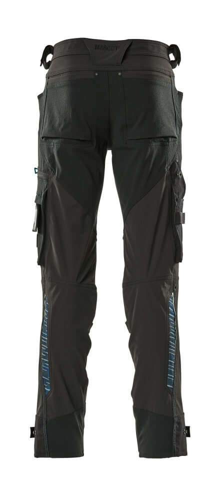 MASCOT® Advanced Werkbroek met kniezakken – Zwart