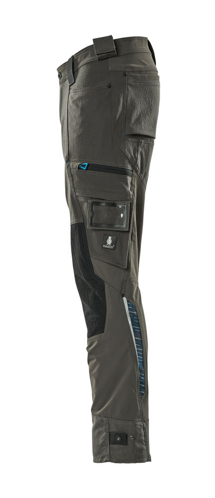 MASCOT® Advanced Werkbroek met kniezakken – Donkerantraciet