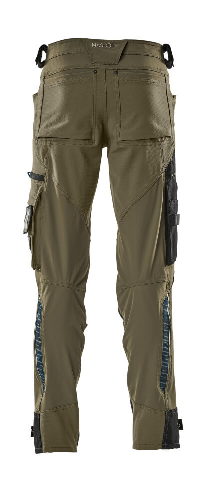 MASCOT® Advanced Werkbroek met kniezakken – Mosgroen