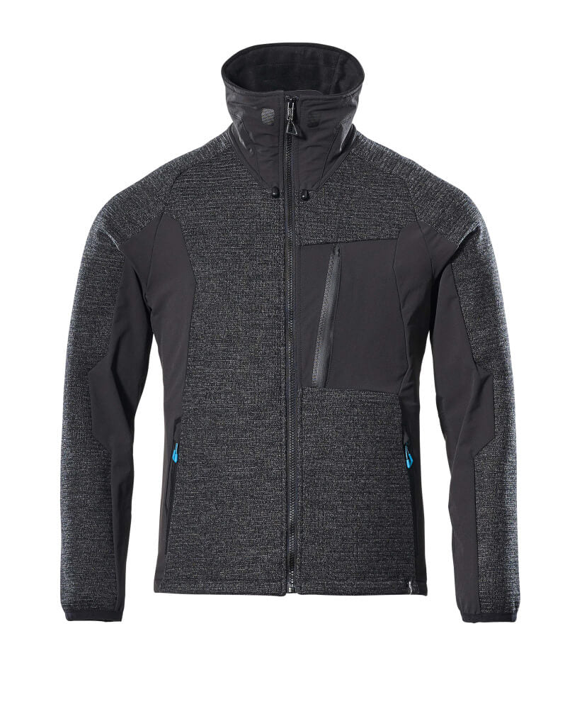 MASCOT® Advanced Gebreid vest met rits – Zwart