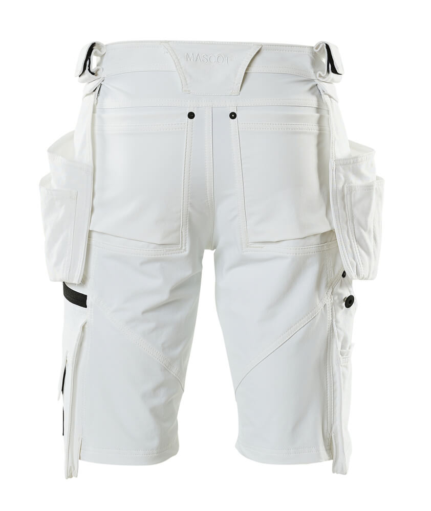 MASCOT® Advanced Werkshort met spijkerzakken – Wit