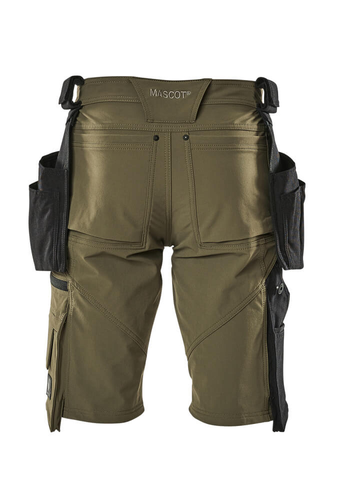 MASCOT® Advanced Werkshort met spijkerzakken – Mosgroen