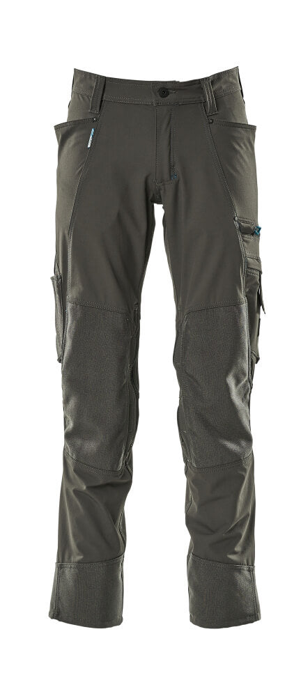 MASCOT® Advanced Werkbroek met kniezakken – Donkerantraciet