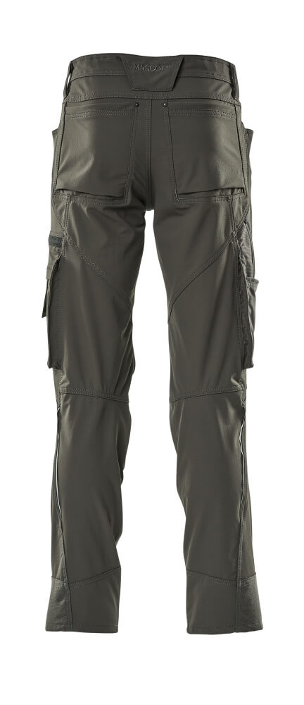 MASCOT® Advanced Werkbroek met kniezakken – Donkerantraciet