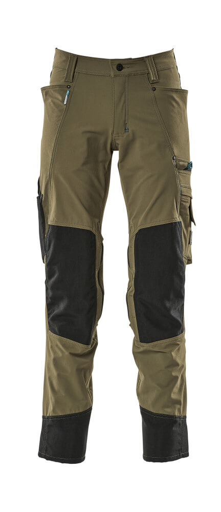 MASCOT® Advanced Werkbroek met kniezakken – Mosgroen