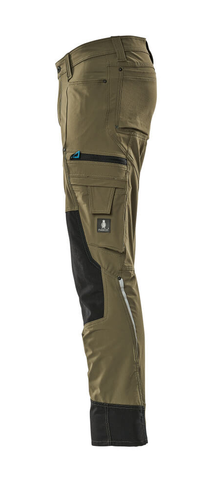 MASCOT® Advanced Werkbroek met kniezakken – Mosgroen