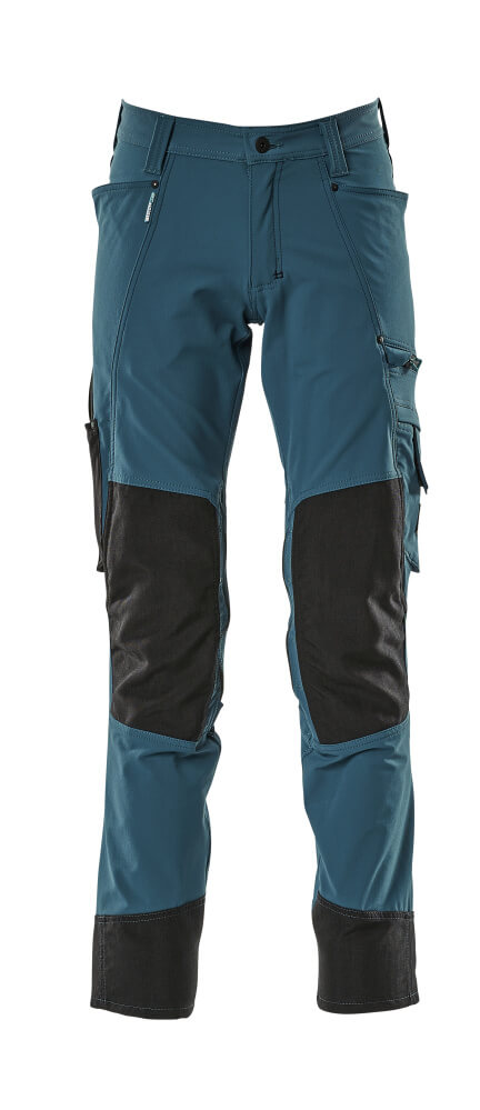 MASCOT® Advanced Werkbroek met kniezakken – Donkerpetrol