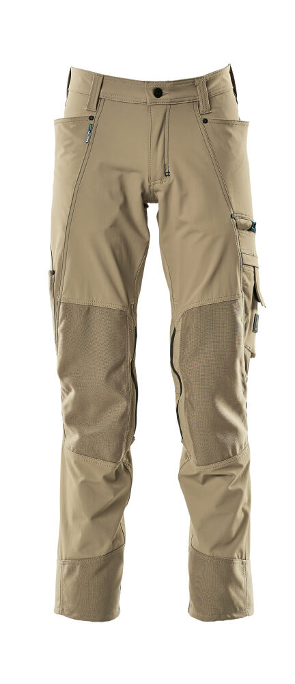 MASCOT® Advanced Werkbroek met kniezakken – Lichtkhaki