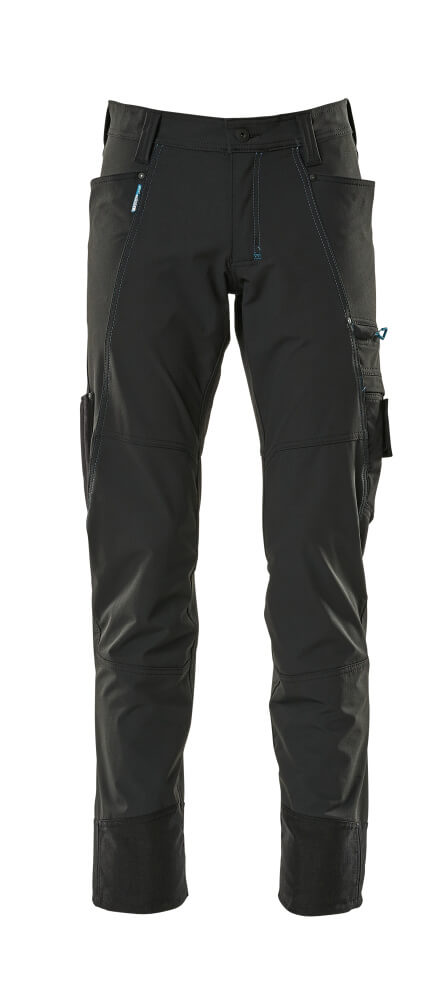 MASCOT® Advanced Werkbroek met dijbeenzak – Zwart