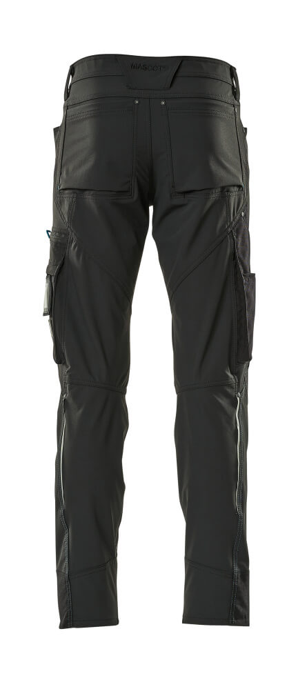 MASCOT® Advanced Werkbroek met dijbeenzak – Zwart