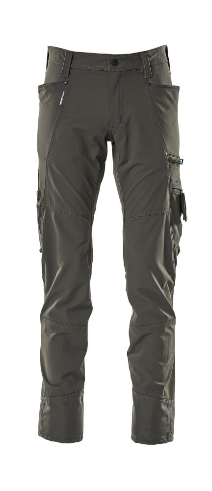 MASCOT® Advanced Werkbroek met dijbeenzak – Donkerantraciet