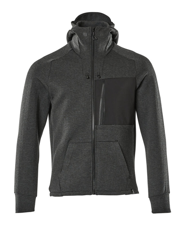 MASCOT® Advanced Hoodie met rits – Zwart