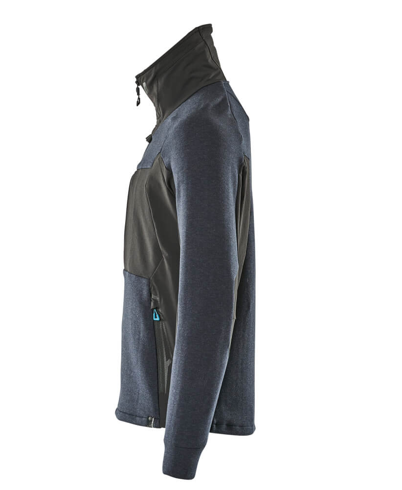 MASCOT® Advanced Sweatshirt met rits – Donkermarine/Zwart