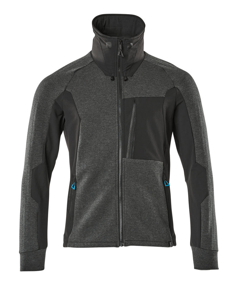 MASCOT® Advanced Sweatshirt met rits – Zwart