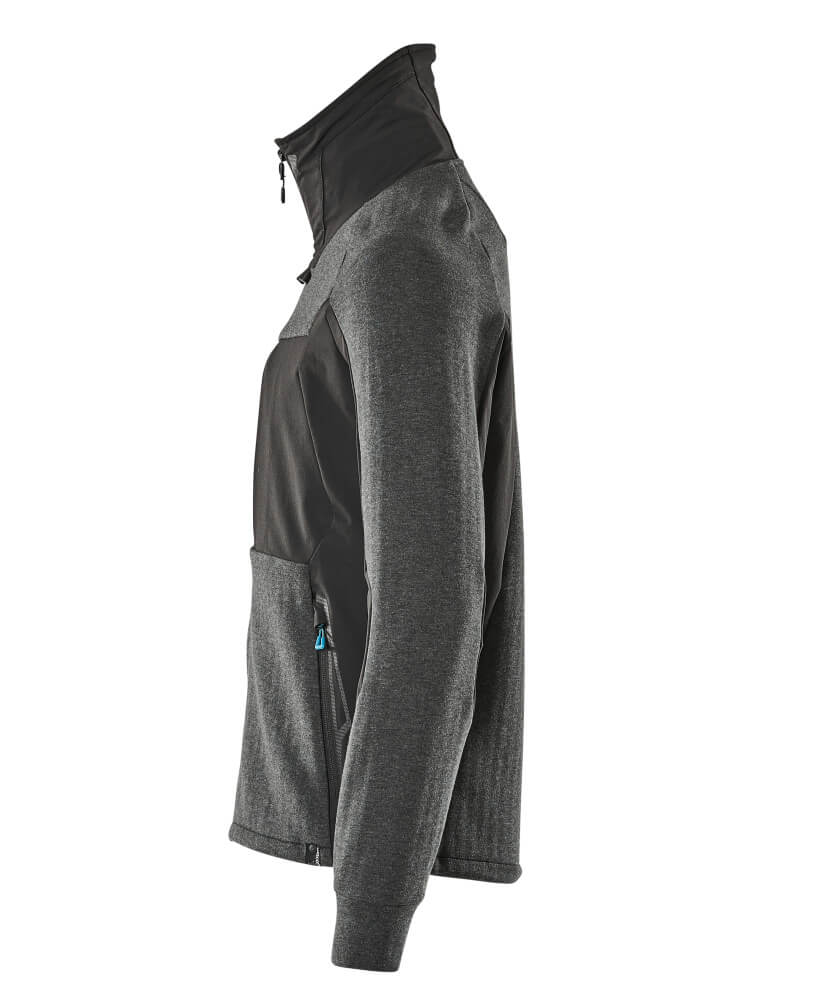 MASCOT® Advanced Sweatshirt met rits – Zwart